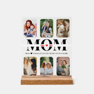 Personalize Mum ♥ Acrylic Sign with Custom Photos