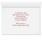 Personalize, Music Butterflies Thanks Teacher Cards (Inside Horizontal (Bottom))