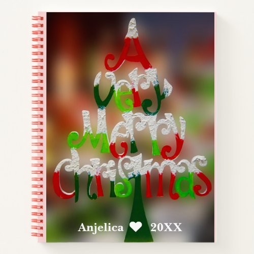 Personalize My 20XX A Very Merry Christmas Journal