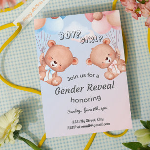 Personalize Name 2024 Gender Reveal Holiday Card
