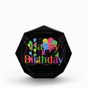 Personalize Name Birthday Party Celebration Art Award