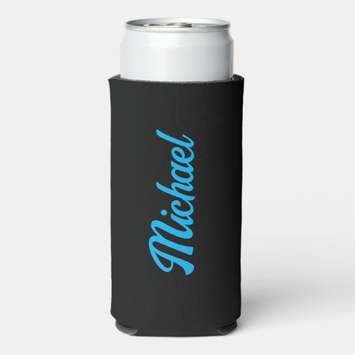 Personalize Name for a Useful Custom Gift Tall Sel Seltzer Can Cooler