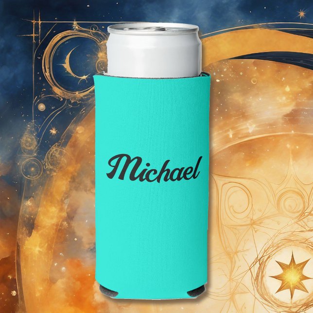 Personalize Name for a Useful Custom Gift Tall Seltzer Can Cooler (Creator Uploaded)