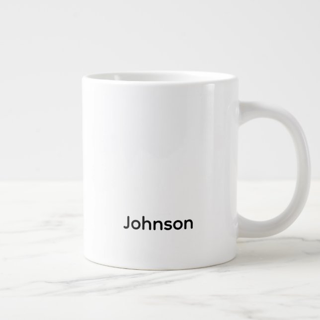 Personalize Name Giant Coffee Mug (Right)