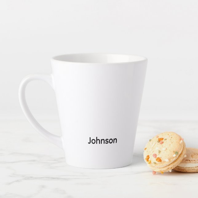 Personalize Name Latte Mug (In Situ)
