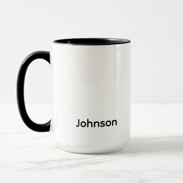 Personalize Name Mug (Left)