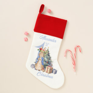 Personalize Name Peter the Rabbit First Christmas Christmas Stocking