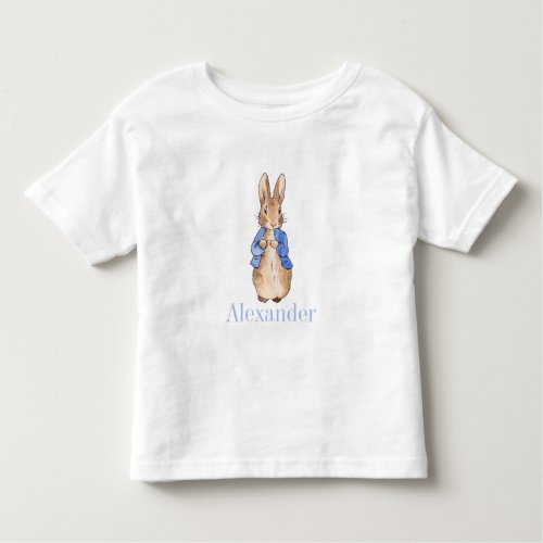 Personalize Name Peter the Rabbit  Toddler T_shirt