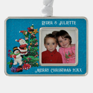 Personalize Name, Photo, Message Gift from Kid(s) Christmas Ornament