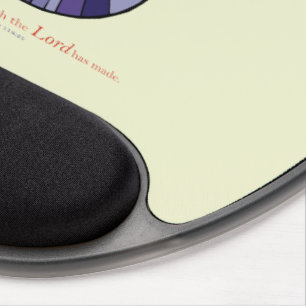 Personalize Name, RCIA Dove Circle on Yellow Gel Mouse Pad