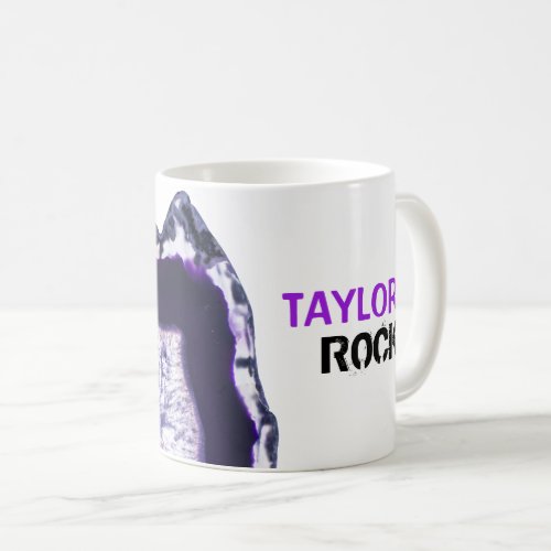  Personalize NAME ROCKS Crystals Agate Geode Coffee Mug