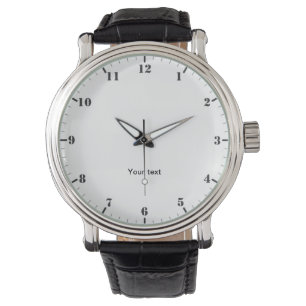 Personalize name, with Arabic numbers and dials Watch