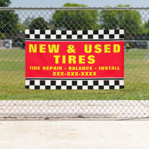 Personalize New and Used Tires For Sale Shop Banner