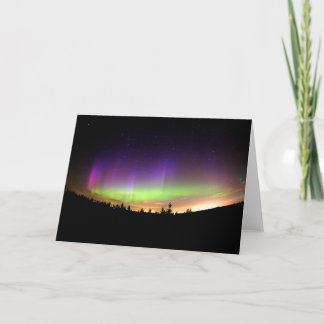 Personalize Northern-Lights Aurora Borealis Sky Card