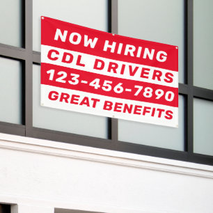 Personalize Now Hiring CDL Drivers Any Job Banner