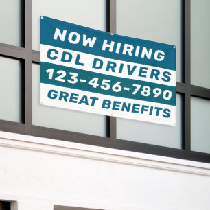 Personalize Now Hiring CDL Drivers Any Job Banner