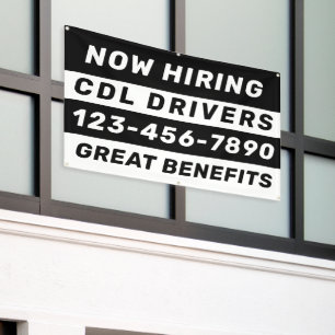 Personalize Now Hiring CDL Drivers Any Job Banner