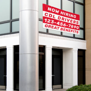Personalize Now Hiring CDL Drivers Any Job Large Banner