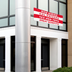 Personalize Now Hiring CDL Drivers Any Job Large Banner