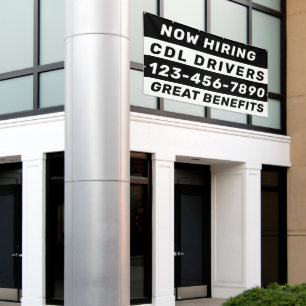 Personalize Now Hiring CDL Drivers Any Job Large Banner