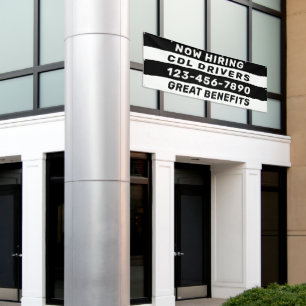 Personalize Now Hiring CDL Drivers Any Job Large Banner