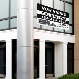 Personalize Now Hiring Hazmat CDL Drivers  Banner