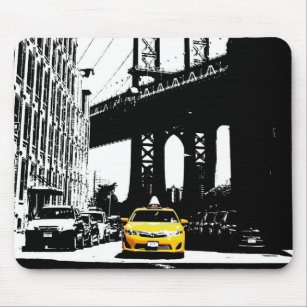 Personalize Nyc New York City Yellow Taxi Brooklyn Mouse Pad