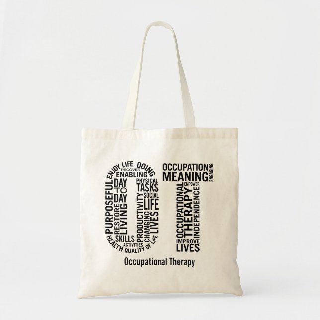 Personalize Occupational Therapist OT Tote Bag (Front)