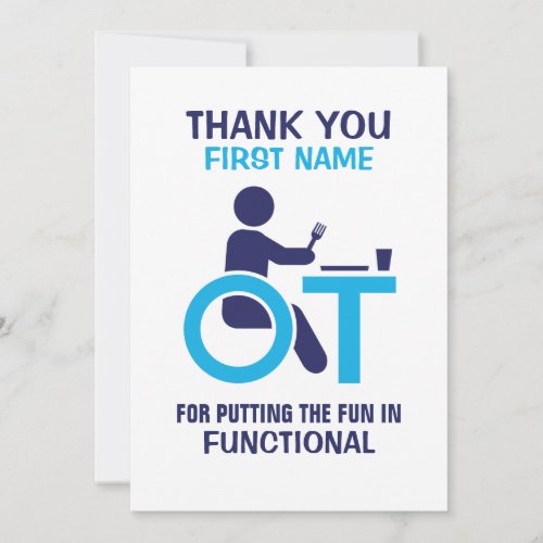 Personalize Occupational Therapist Thank You