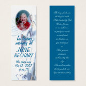 Personalize On the Wings of an Angel Bookmark (Front & Back)