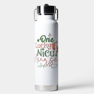 Personalize One Lucky Nicu Nurse Water Bottle