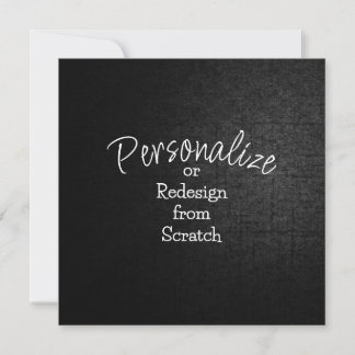 Personalize or Create from Scratch -