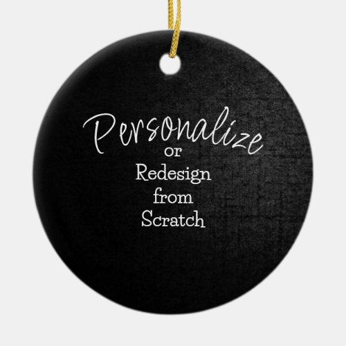 Personalize or Create from Scratch _ Ceramic Ornament