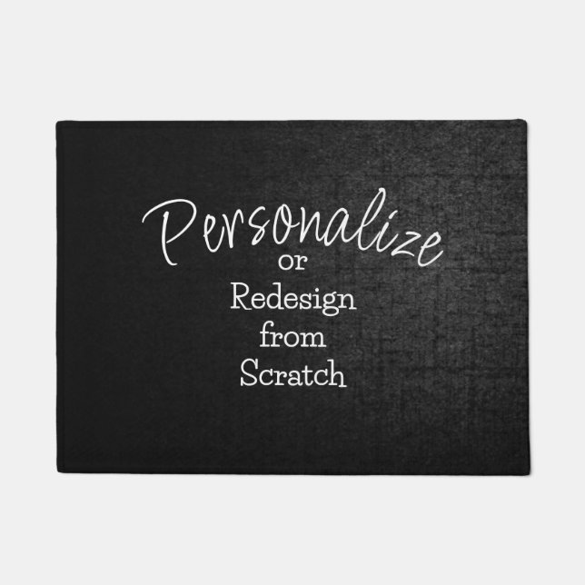 Personalize or Create from Scratch - Doormat (Front)