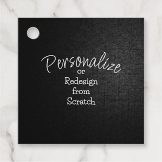 Personalize or Create from Scratch - Favor Tags