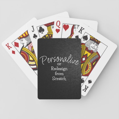 Personalize or Create from Scratch _ Poker Cards
