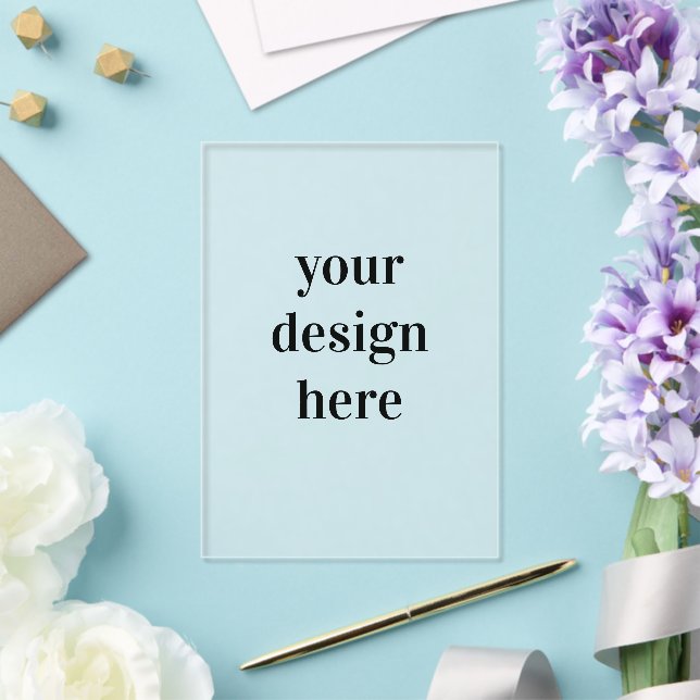 Personalize or Customize  Acrylic Invitations (Insitu (Wedding))