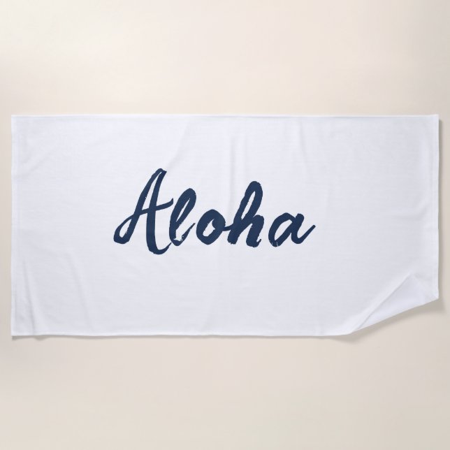 Personalize or Customize Beach Towel (Front)