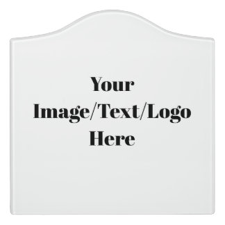 Personalize or Customize Blank Templates Door Sign