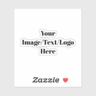 Personalize or Customize Blank Templates Sticker