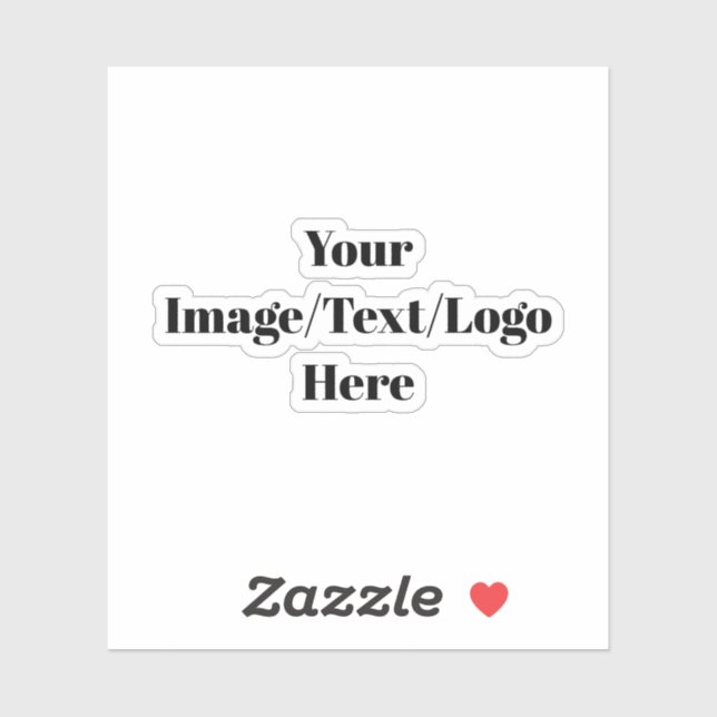 Personalize or Customize Blank Templates Sticker (Sheet)