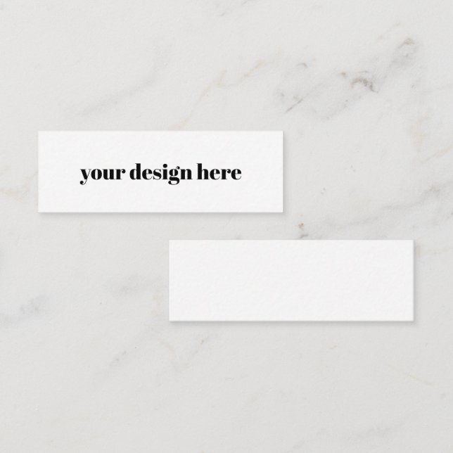 Personalize or Customize  Calling Card (Front/Back)
