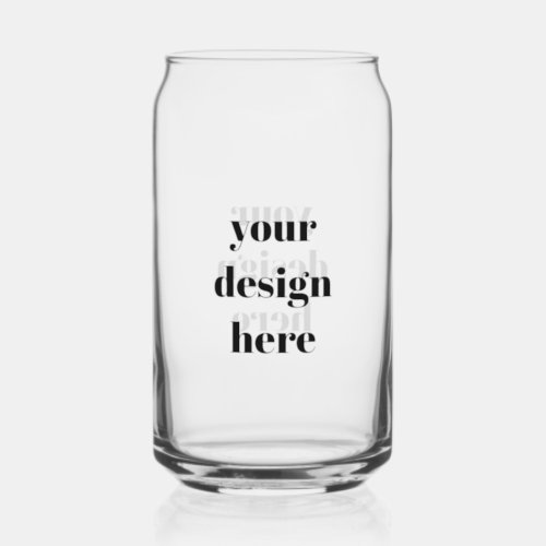 Personalize or Customize  Can Glass