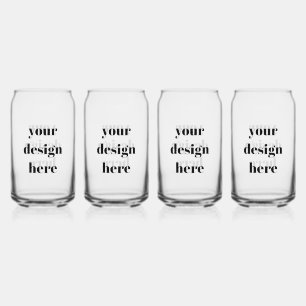 Personalize or Customize  Can Glass