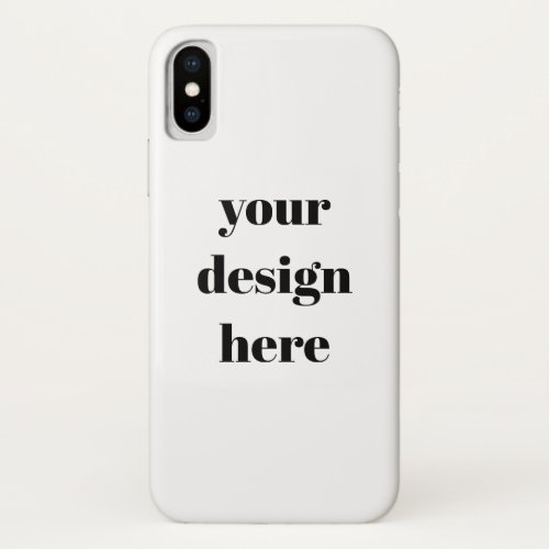 Personalize or Customize  iPhone X Case