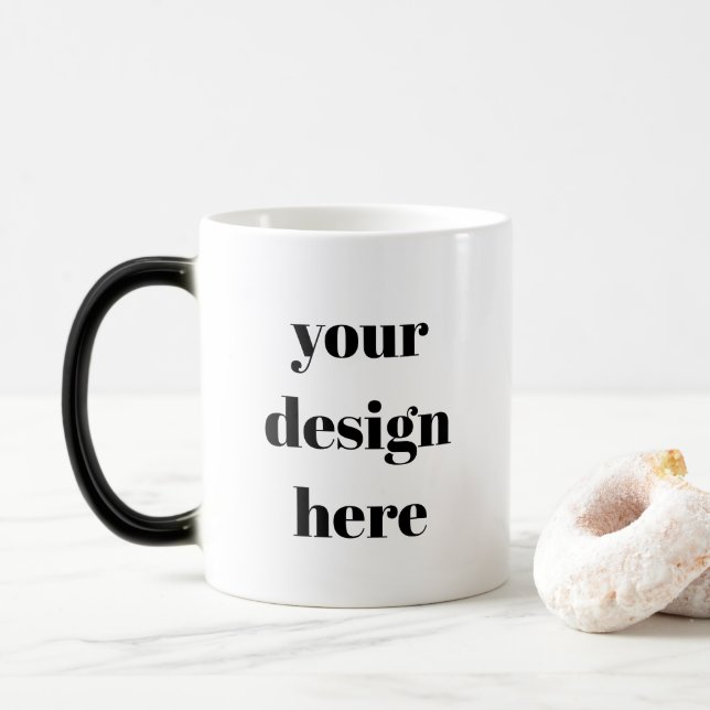 Personalize or Customize  Color Morph Mug (With Donut)