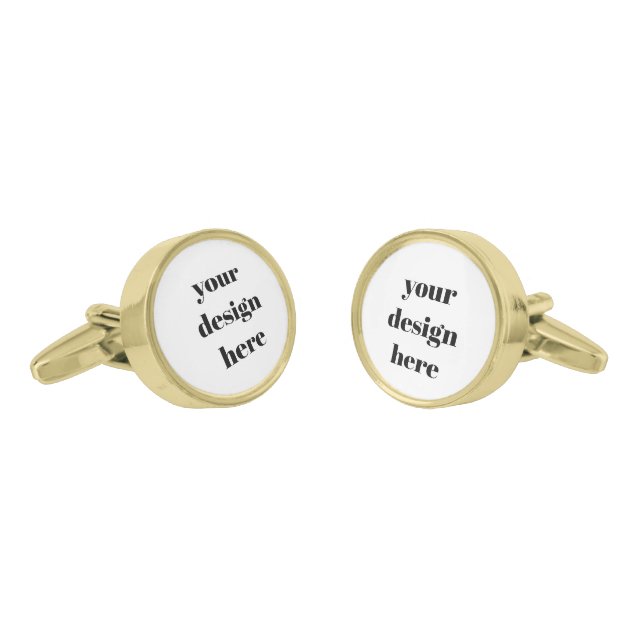 Personalize or Customize  Cufflinks (Angled)
