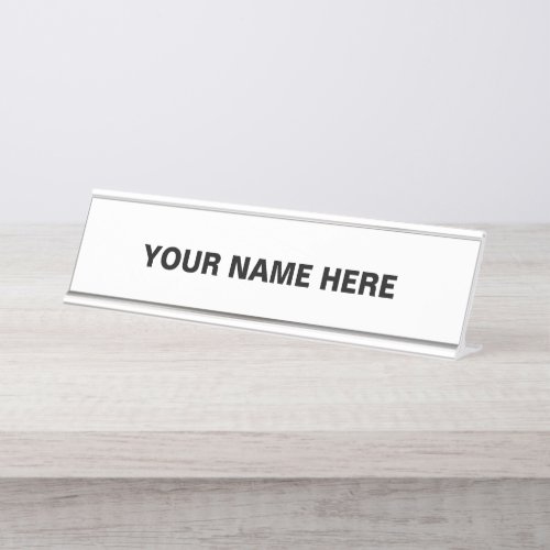 Personalize or Customize  Desk Name Plate