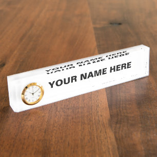 Personalize or Customize  Desk Name Plate