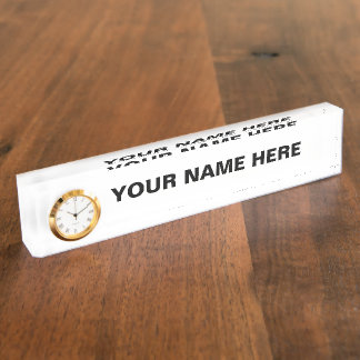 Personalize or Customize Desk Name Plate